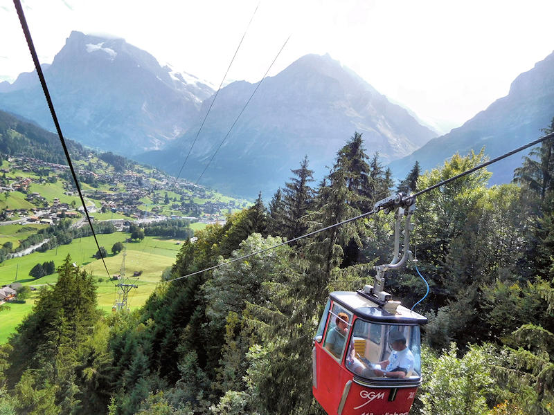 Mannlichen to Grindelwald Cable Car