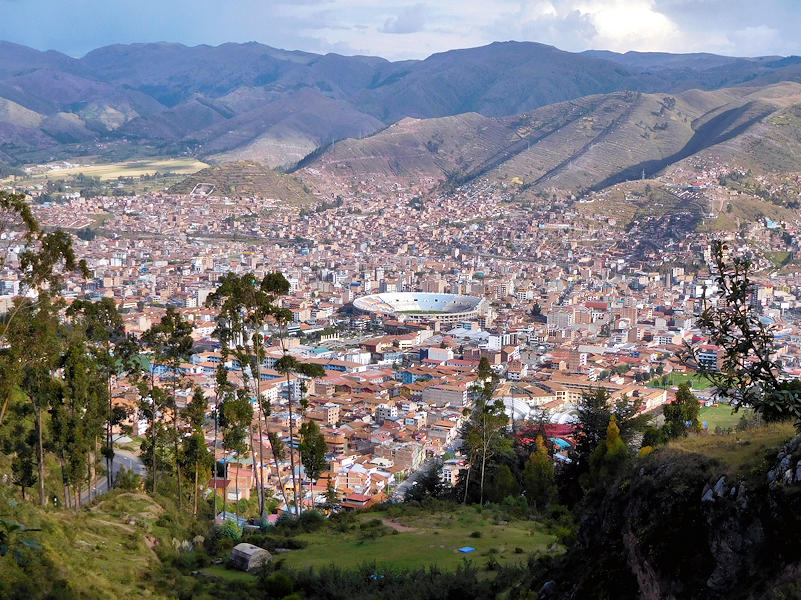 Cusco from Sacsayhuaman