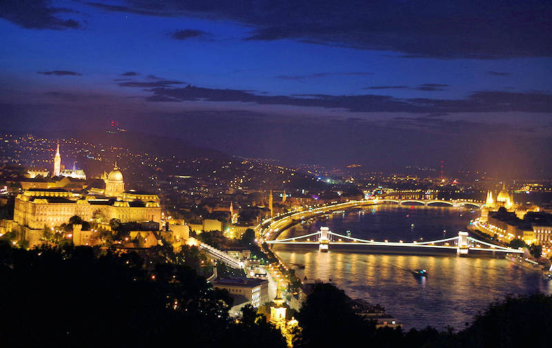 Budapest at night