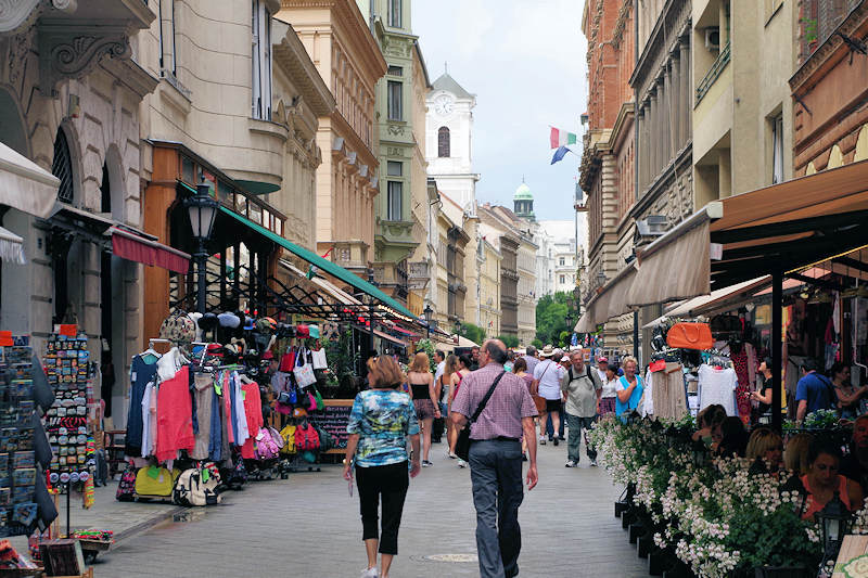 Vaci Street, Budapest