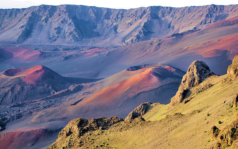 Haleakala volcano landscape