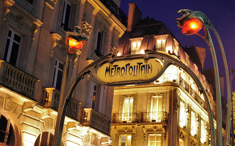 Paris Metro Station